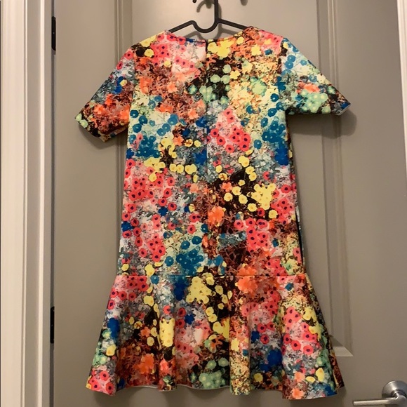 Asos colorful scuba dress. Size 34 - Picture 4 of 4